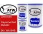 Preview: Chevrolet, Cayenne Red Metallic, 96 / WA164B: 500ml Lackdose + 500ml Klarlack + 250ml Härter - Set, von ATW Autoteile West.